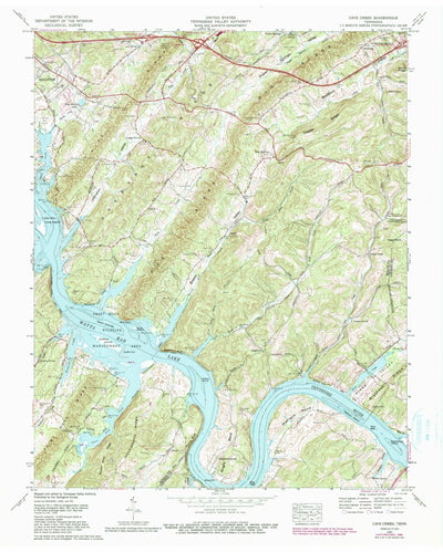 United States Geological Survey Cave Creek, TN (1968, 24000-Scale) digital map