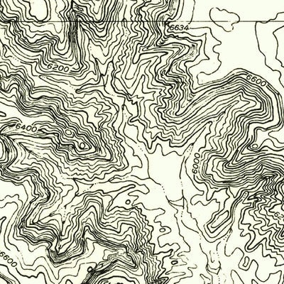 United States Geological Survey Cave Flat, UT (1953, 24000-Scale) digital map