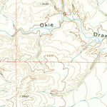 United States Geological Survey Cave Gulch Reservoir, WY (1968, 24000-Scale) digital map