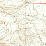 United States Geological Survey Cave Gulch Reservoir, WY (1968, 24000-Scale) digital map