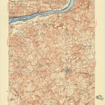 United States Geological Survey Cave-In-Rock, IL-KY (1925, 62500-Scale) digital map