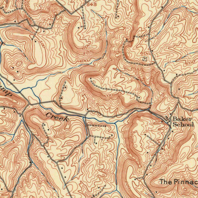 United States Geological Survey Cave-In-Rock, IL-KY (1925, 62500-Scale) digital map
