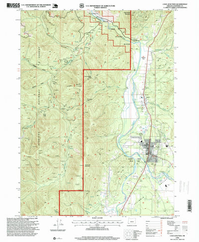 United States Geological Survey Cave Junction, OR (1996, 24000-Scale) digital map