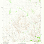 United States Geological Survey Cave Mesa, TX (1980, 24000-Scale) digital map