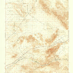United States Geological Survey Cave Mountain, CA (1951, 62500-Scale) digital map