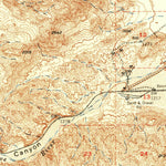 United States Geological Survey Cave Mountain, CA (1951, 62500-Scale) digital map