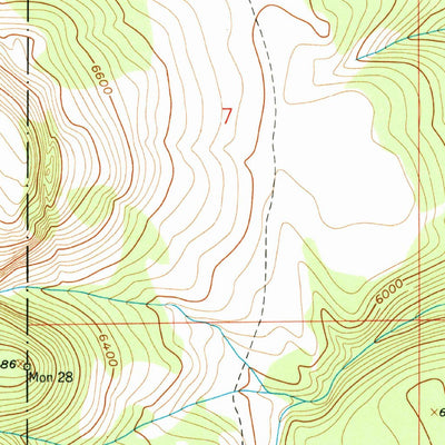 United States Geological Survey Cave Mountain, MT (1958, 24000-Scale) digital map