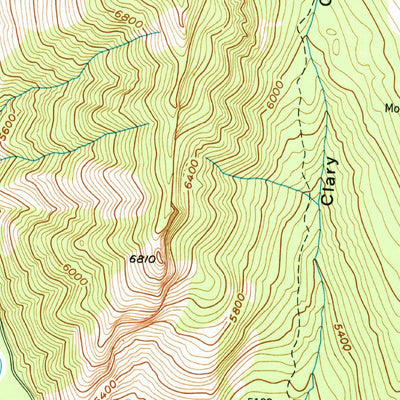 United States Geological Survey Cave Mountain, MT (1958, 24000-Scale) digital map