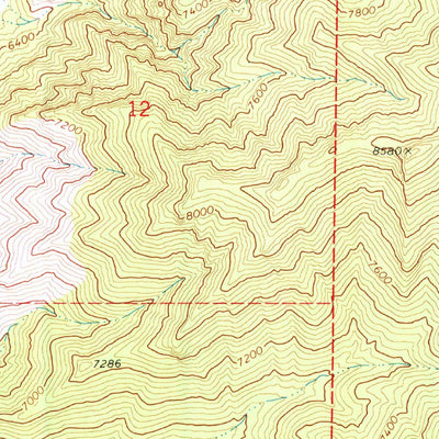 United States Geological Survey Cave Valley Well, NV (1971, 24000-Scale) digital map