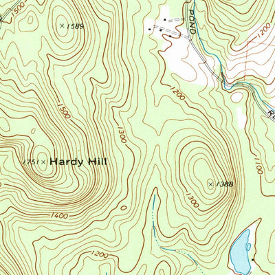 United States Geological Survey Cavendish, VT (1972, 24000-Scale) digital map