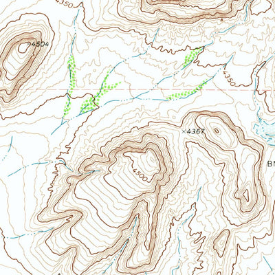 United States Geological Survey Cavett Lake, TX (1972, 24000-Scale) digital map