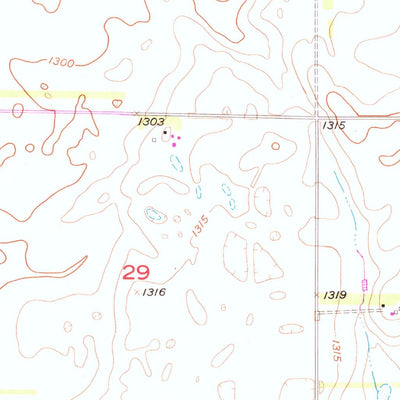 United States Geological Survey Cavour, SD (1957, 24000-Scale) digital map