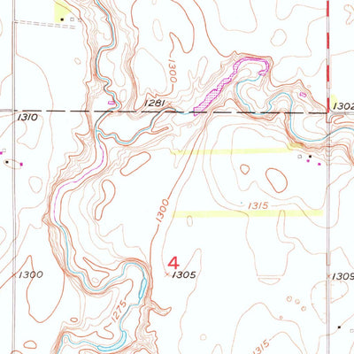 United States Geological Survey Cavour, SD (1957, 24000-Scale) digital map
