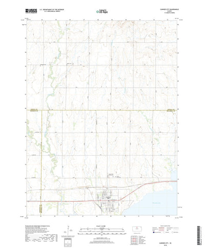 United States Geological Survey Cawker City, KS (2018, 24000-Scale) digital map