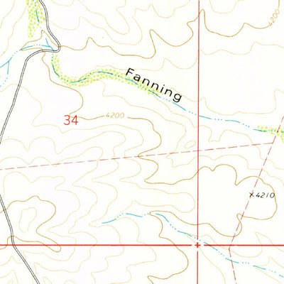 United States Geological Survey Cawley Draw, NM (1978, 24000-Scale) digital map