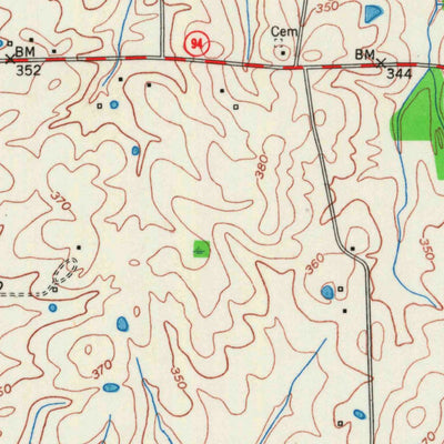 United States Geological Survey Cayce, KY-TN (1951, 24000-Scale) digital map