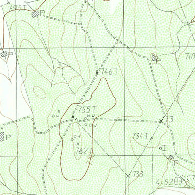 United States Geological Survey Cayetano Creek, TX (1982, 24000-Scale) digital map