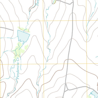 United States Geological Survey Cayetano Creek, TX (2012, 24000-Scale) digital map