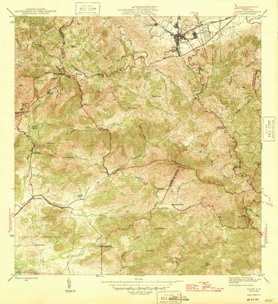 United States Geological Survey Cayey, PR (1946, 30000-Scale) digital map