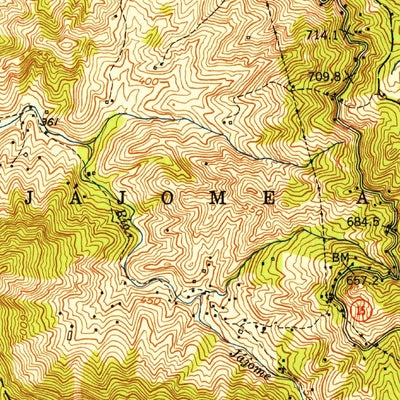 United States Geological Survey Cayey, PR (1953, 30000-Scale) digital map