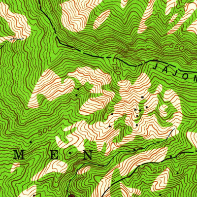 United States Geological Survey Cayey, PR (1960, 20000-Scale) digital map