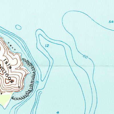 United States Geological Survey Cayo Icacos, PR (1958, 20000-Scale) digital map