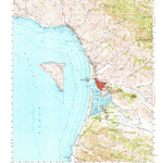 United States Geological Survey Cayucos, CA (1951, 62500-Scale) digital map