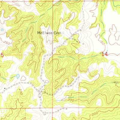 United States Geological Survey Cayuga, MS (1963, 24000-Scale) digital map