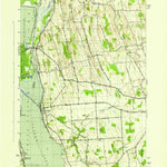 United States Geological Survey Cayuga, NY (1943, 31680-Scale) digital map