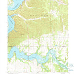 United States Geological Survey Cayuga, OK (1964, 24000-Scale) digital map