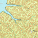 United States Geological Survey Cayuga, OK (1964, 24000-Scale) digital map