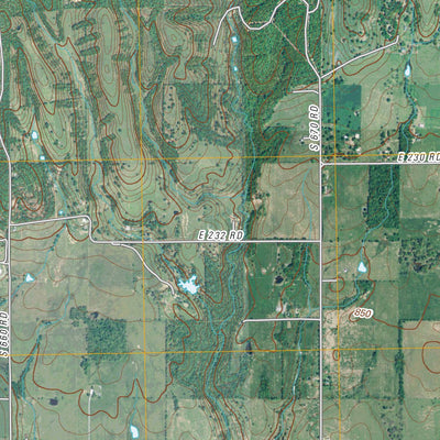 United States Geological Survey Cayuga, OK (2010, 24000-Scale) digital map