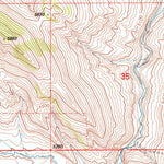 United States Geological Survey Cayuse Basin, MT (1995, 24000-Scale) digital map