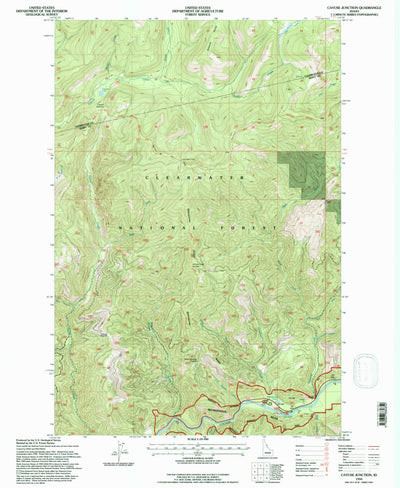 United States Geological Survey Cayuse Junction, ID (1994, 24000-Scale) digital map
