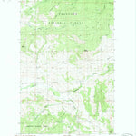 United States Geological Survey Cayuse Mountain, WA (1988, 24000-Scale) digital map