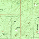 United States Geological Survey Cayuse Mountain, WA (1988, 24000-Scale) digital map