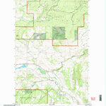 United States Geological Survey Cayuse Mountain, WA (2001, 24000-Scale) digital map