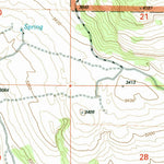 United States Geological Survey Cayuse Mountain, WA (2001, 24000-Scale) digital map