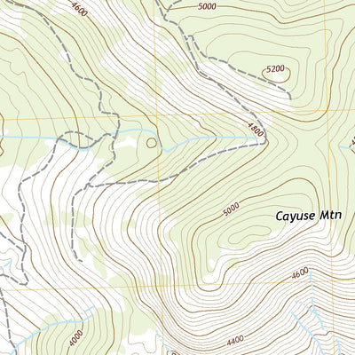 United States Geological Survey Cayuse Mountain, WA (2020, 24000-Scale) digital map