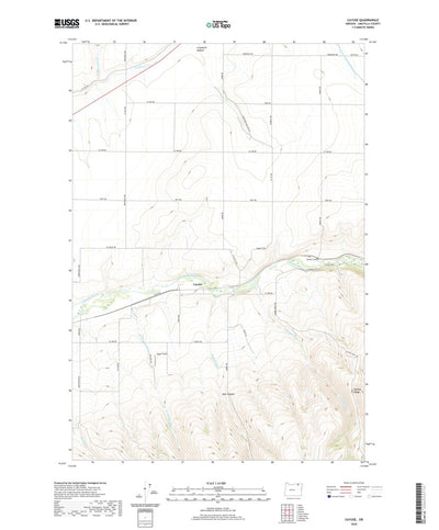 United States Geological Survey Cayuse, OR (2020, 24000-Scale) digital map