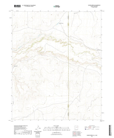 United States Geological Survey Ceadro Spring SE, AZ (2021, 24000-Scale) digital map