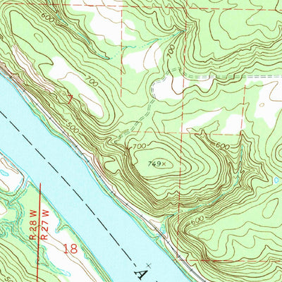 United States Geological Survey Cecil, AR (1965, 24000-Scale) digital map