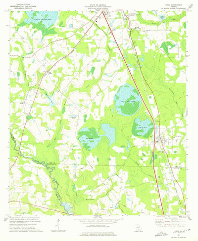 United States Geological Survey Cecil, GA (1973, 24000-Scale) digital map