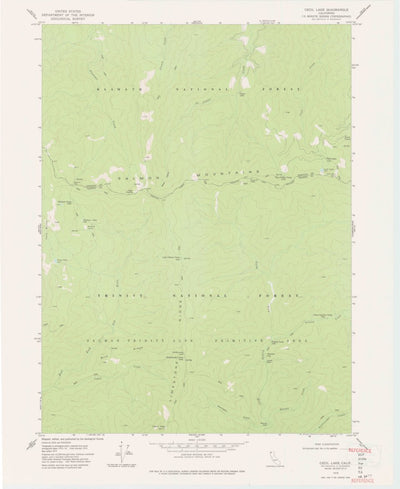 United States Geological Survey Cecil Lake, CA (1979, 24000-Scale) digital map