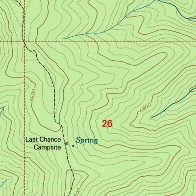 United States Geological Survey Cecil Lake, CA (1998, 24000-Scale) digital map