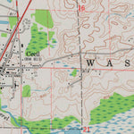 United States Geological Survey Cecil, WI (1974, 24000-Scale) digital map
