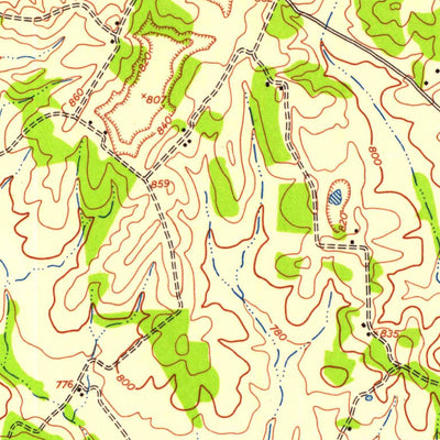 United States Geological Survey Cecilia, KY (1948, 24000-Scale) digital map