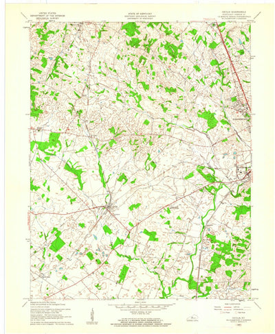 United States Geological Survey Cecilia, KY (1960, 24000-Scale) digital map