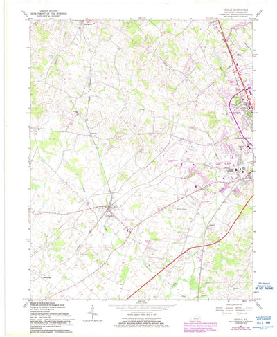 United States Geological Survey Cecilia, KY (1967, 24000-Scale) digital map