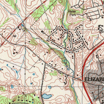 United States Geological Survey Cecilia, KY (1992, 24000-Scale) digital map